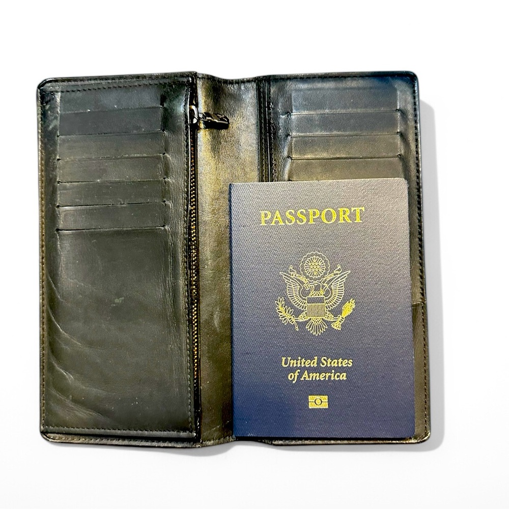LOUIS VUITTON Wallet Passport Holder Damier Infini Portefeuille Brazza Bifold